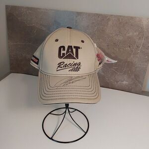 RCR hat CAT Racing Jeff Burton signed